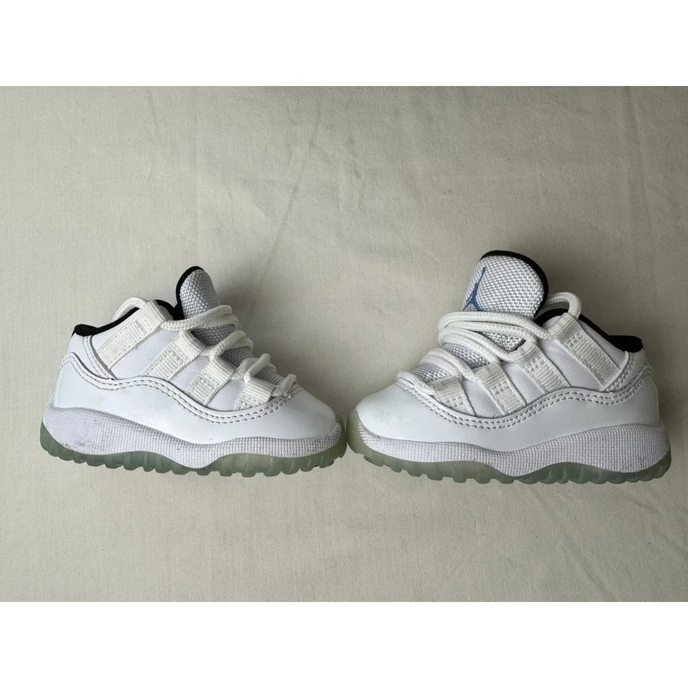 Jordan 11 Retro Low Legend‎ Blue White Black Toddler Sneakers 4C 505836-117
